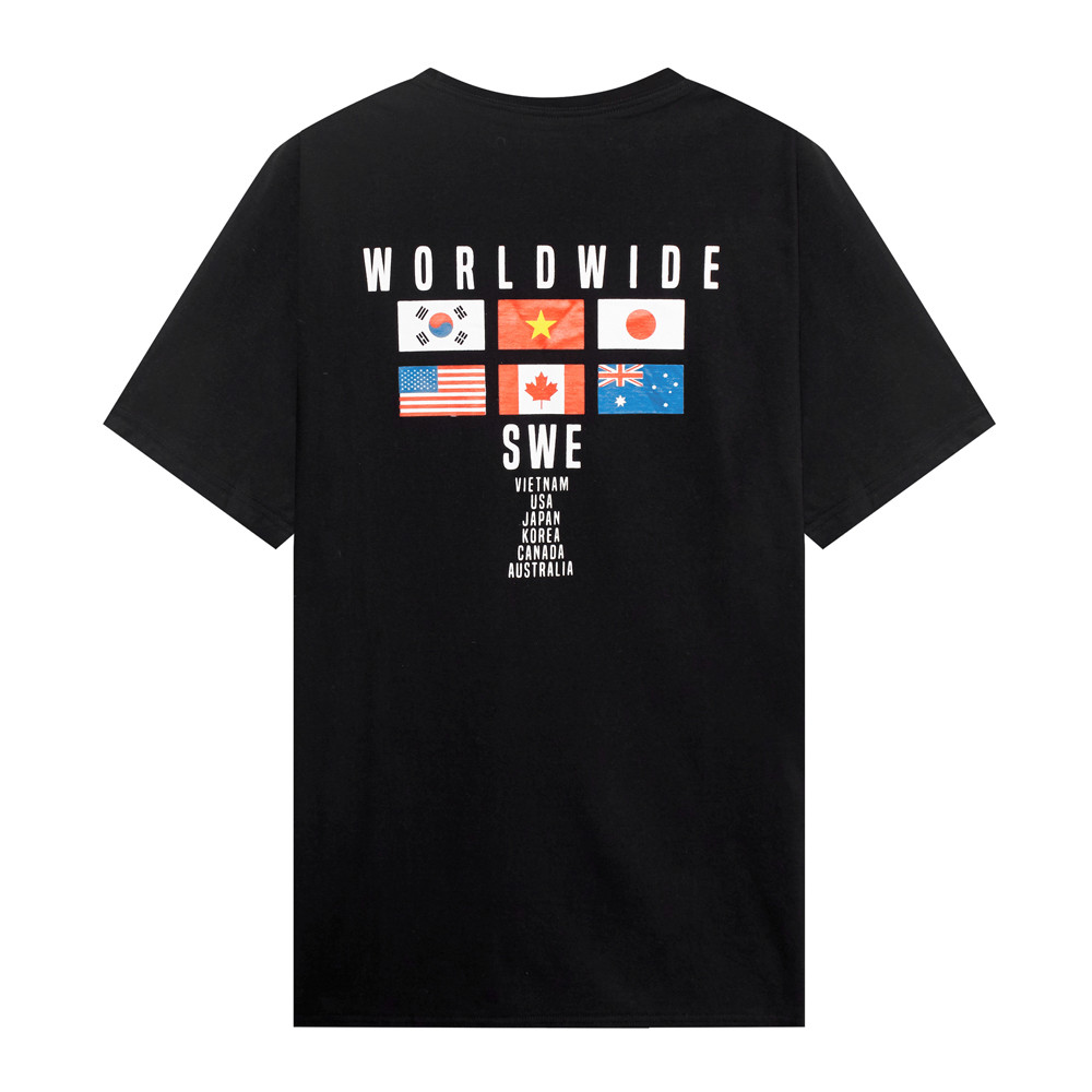 Worldwide T Shirt Black