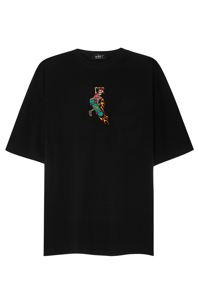 SKATE TILL DEATH T-SHIRT BLACK