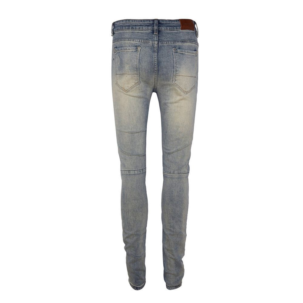 Indigo ripped hot sale jeans