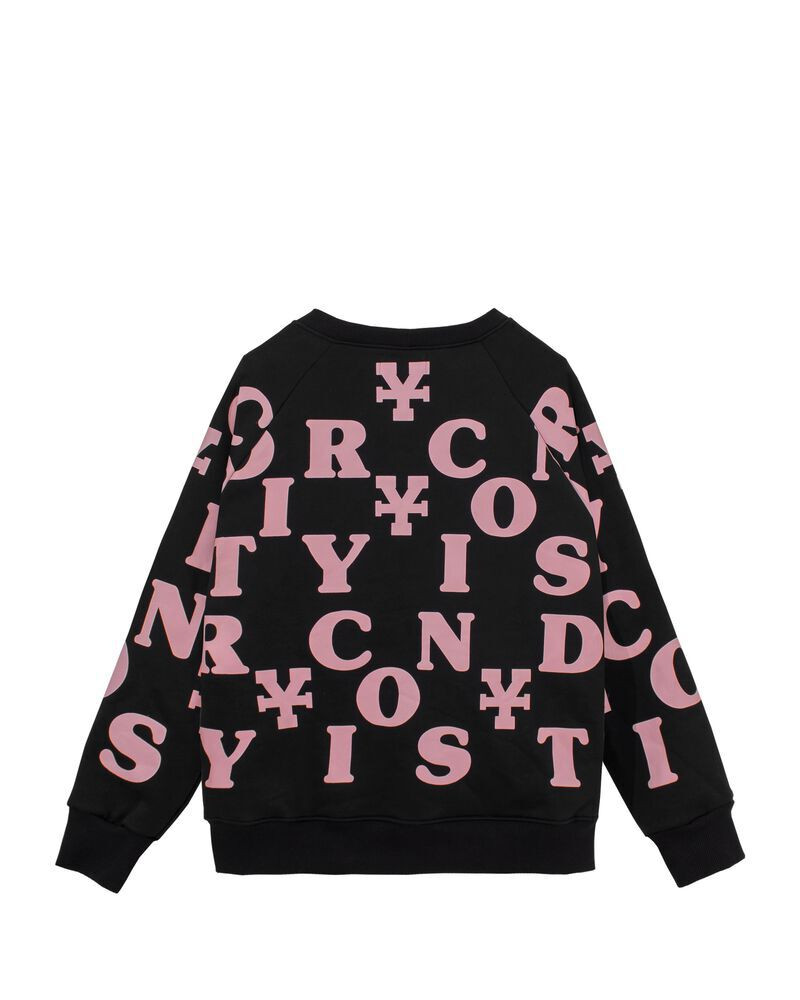 DirtyCoins Print Cardigan - Black/Pink