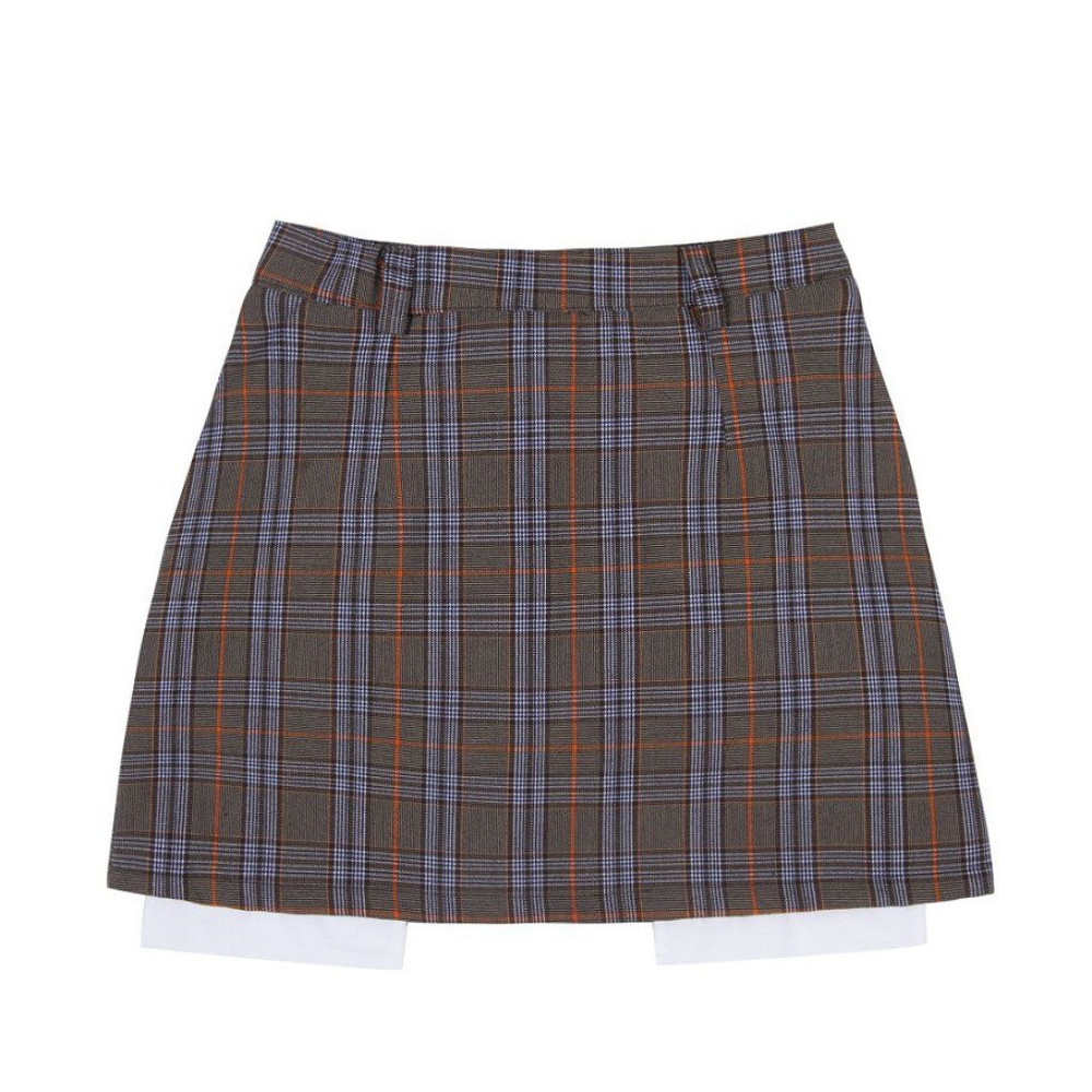 Chân váy chữ a caro DKMV Loli Checked Skirt