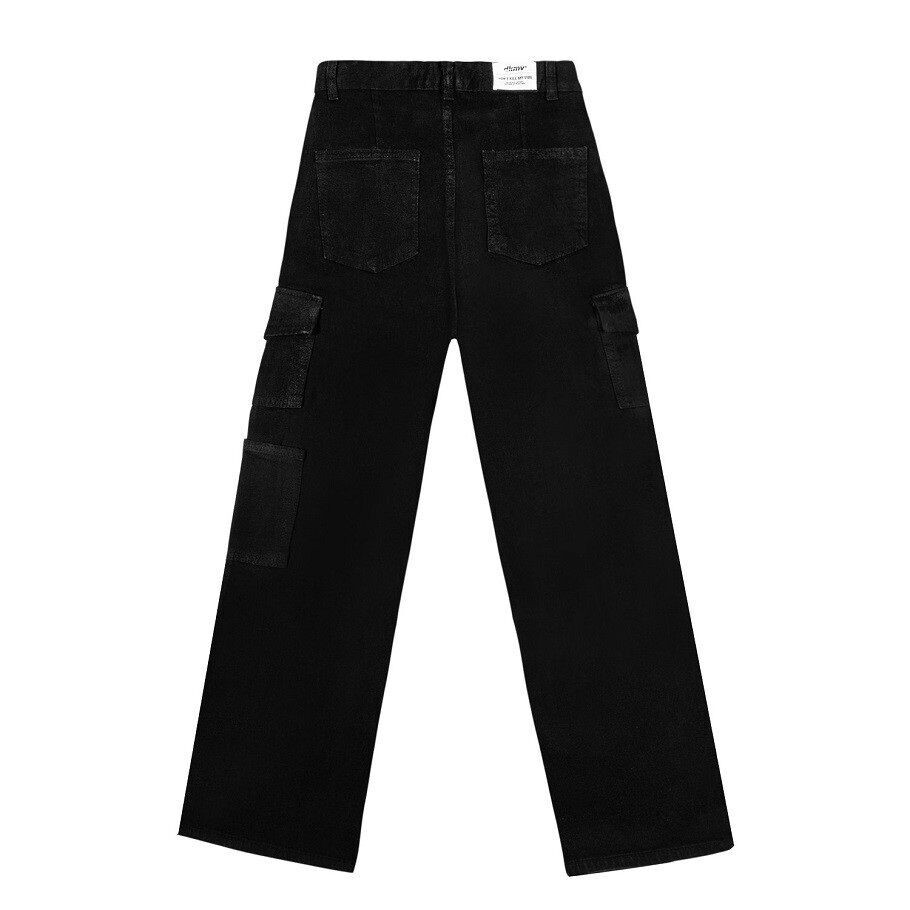 Quần jeans ống suông rộng đen xám nữ phong cách Retro Ulzzang (Có Bigsize )  - Quần jean ống rộng Kyubi JEMI.Re | Shopee Việt Nam