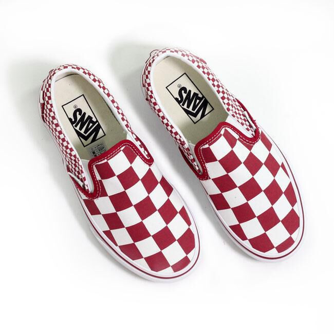 Mix checker cheap slip on