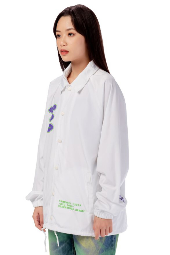 5theway big logo coach jacket clearance