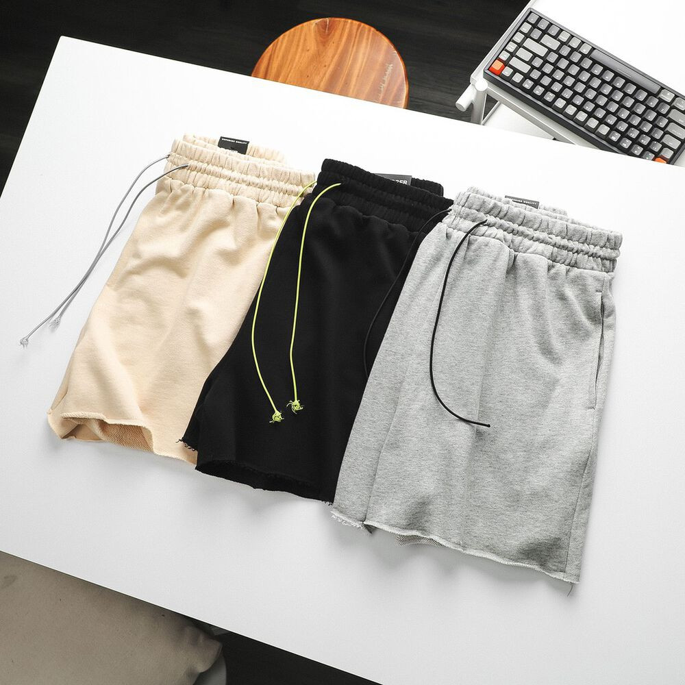 Quần Đùi Thun Nam Khoa Zip Sau Mau, Chất Vải Thun Vân Co Giãn INF