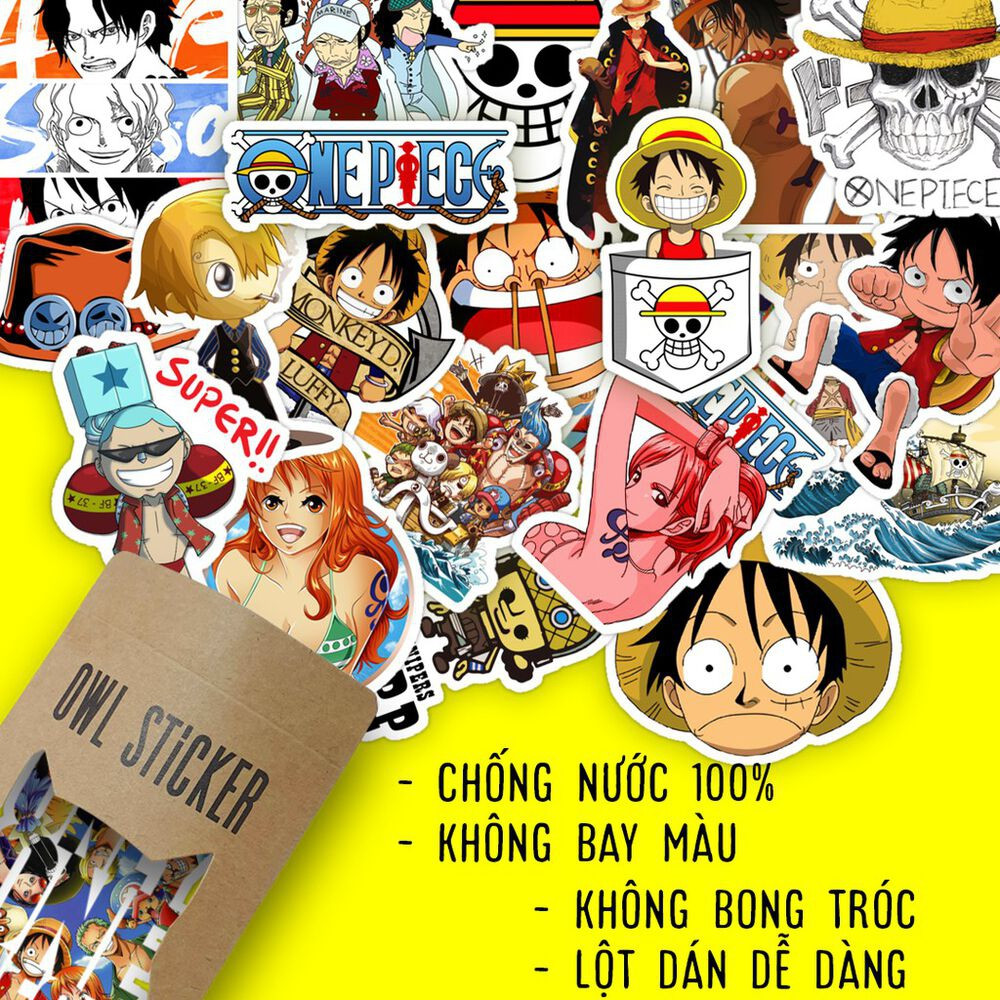 One Piece Anime Sticker by Issam Lachtioui - Fine Art America
