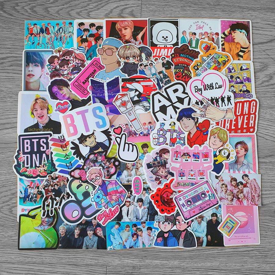 Set 100 Sticker Hình Dán Laptop Mũ Bảo Hiểm Xe Máy Xe Hơi Chủ Đề  Kpop Bts  Boyband mua Online giá tốt  NhaBanHangcom