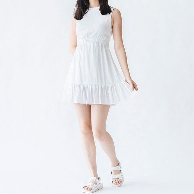 váy cổ V chiết ly eo hàng thiết kế cao cấp | Shopee Việt Nam