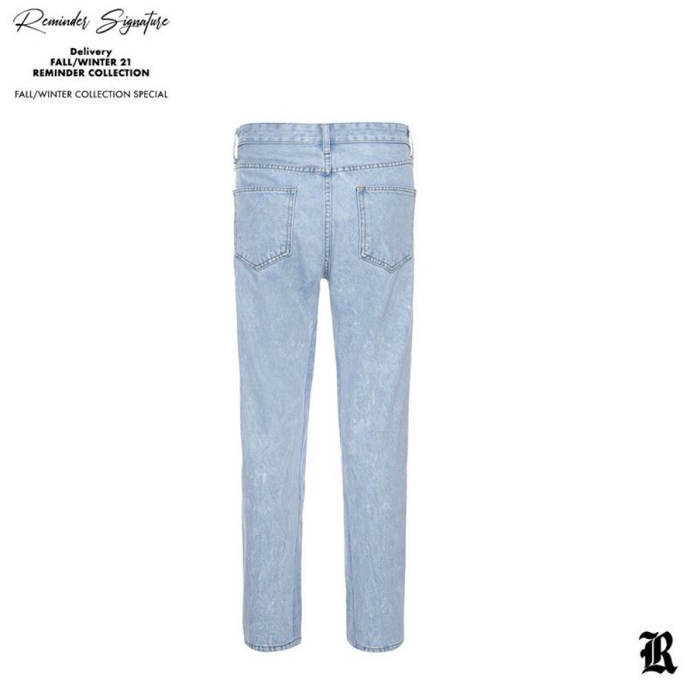 Quần Jean Reminder LOGO DENIM Local Brand Nam Nữ Unisex