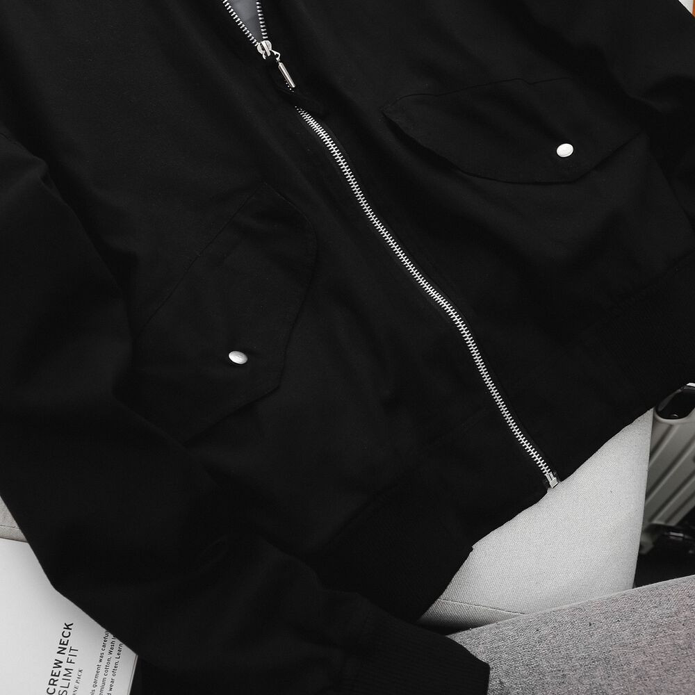 Áo Khoác Nam Bomber BW Linen Chất Vải Linen Cao Cấp AK003540