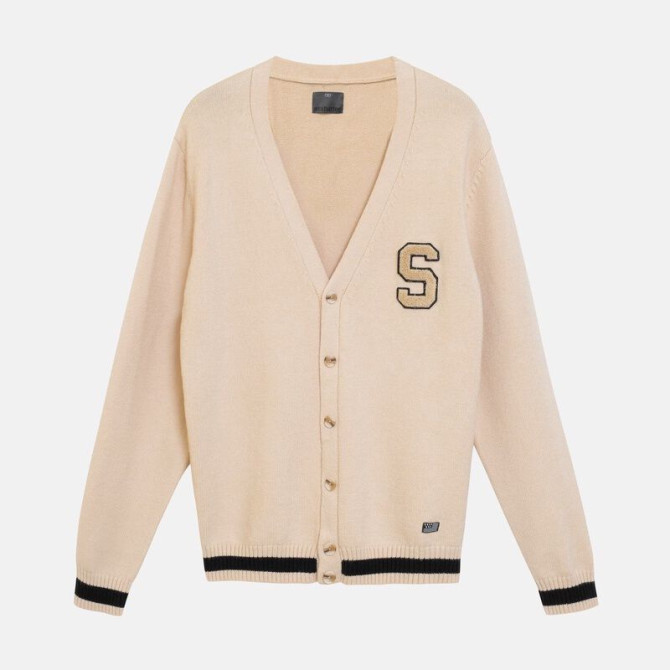 Áo Khoác Cardigan Len Nam Ssstutter Phong Cách Hàn Quốc S.Cardigan