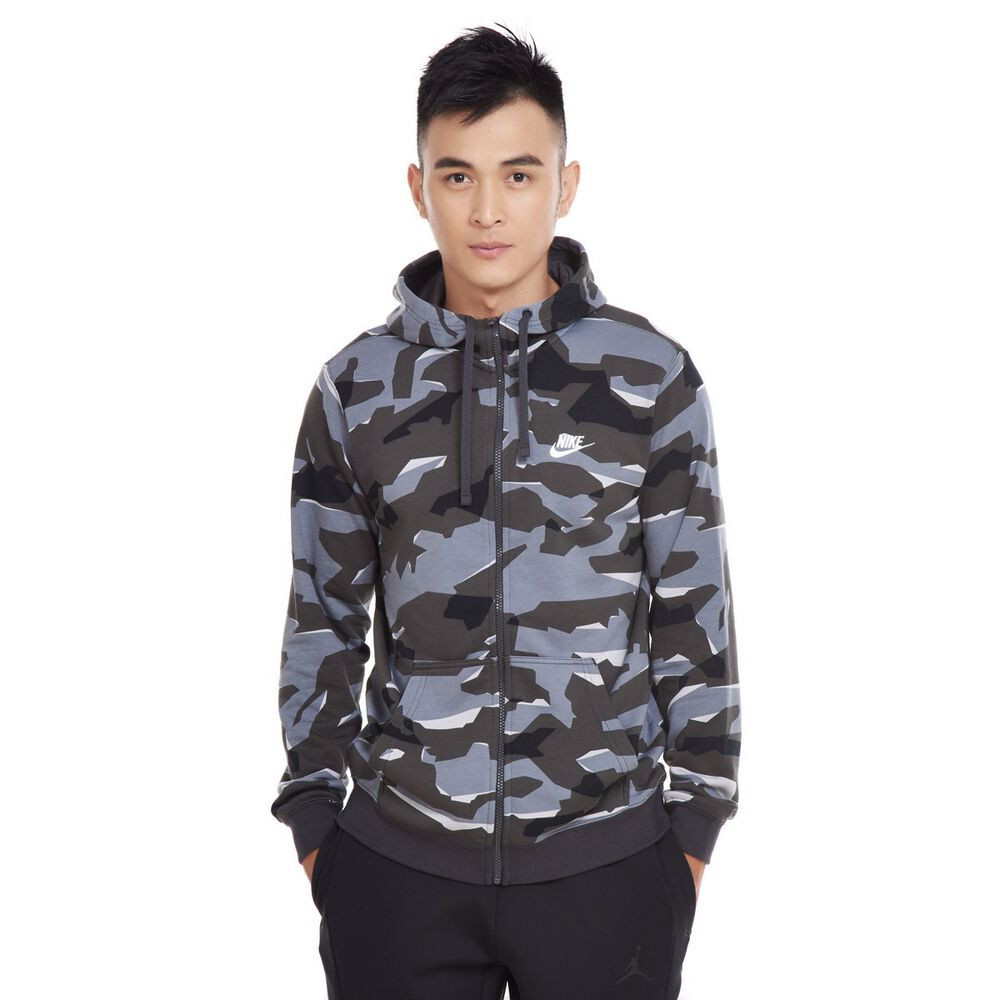 Ao Khoac Th Thao Nam Nike As M Nsw Club Camo Hoodie Fzft AQ0597 065