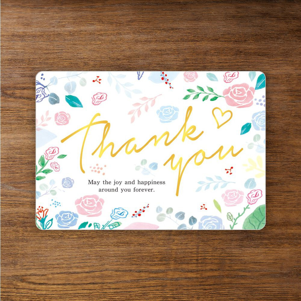 Thiệp giấy chủ đề Cảm ơn Thank you Card Cao Cấp Nhập Từ Đài Loan TK2504