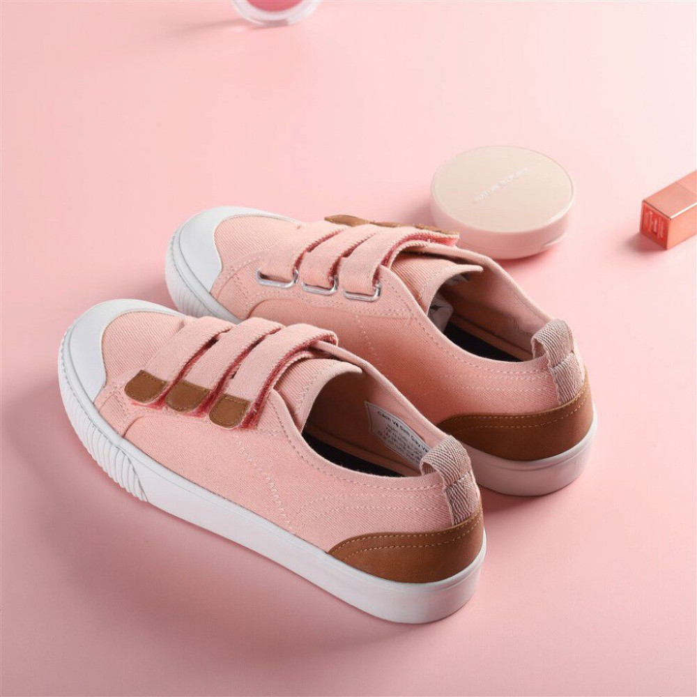 Giày Sneaker Chính Hãng Dincox/Coxshoes Dán Quai E01 Pink