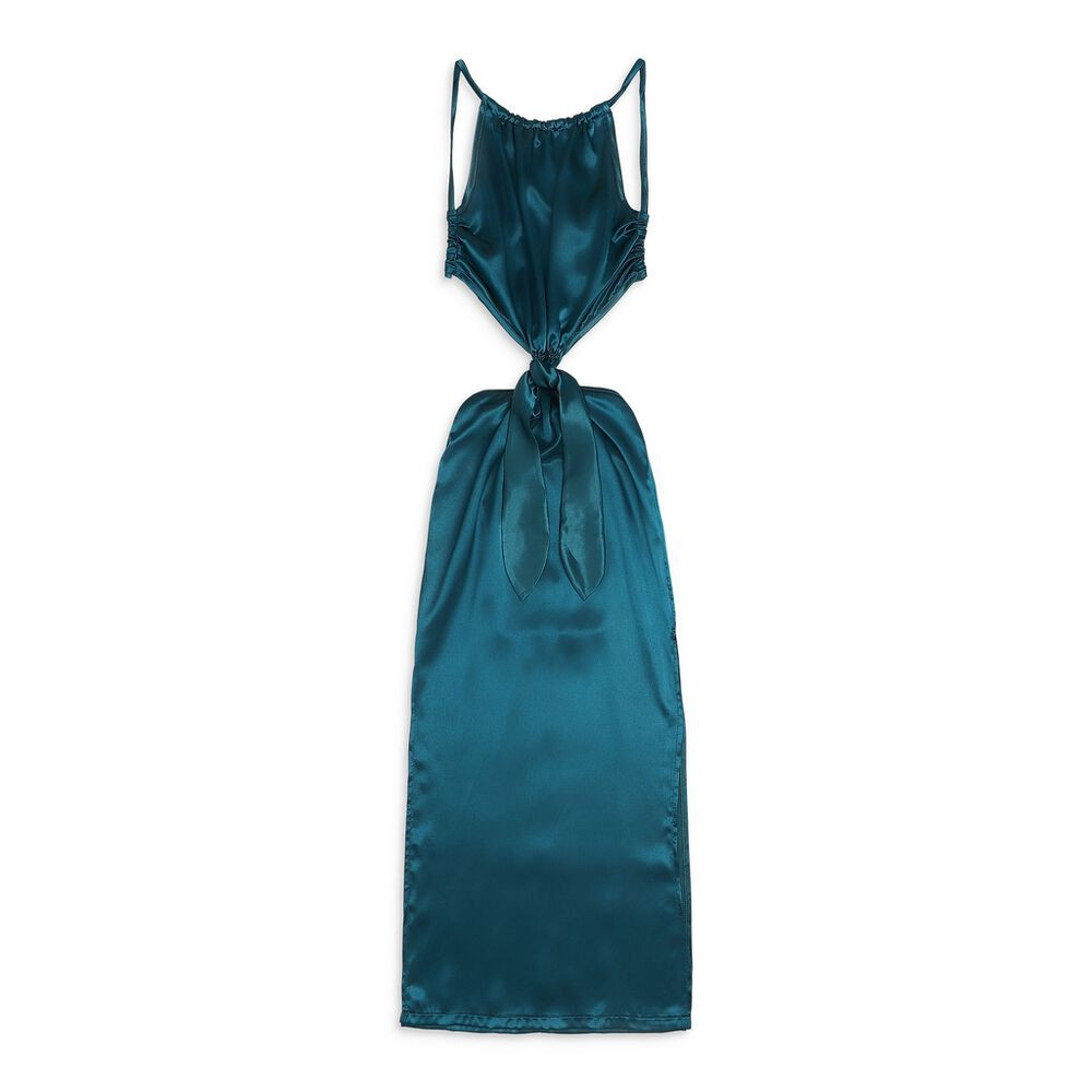 Đầm Nữ Dài Ruffle Strappy Style , Chất Vải Phi Bóng Tc , Wdd000062,Somehow
