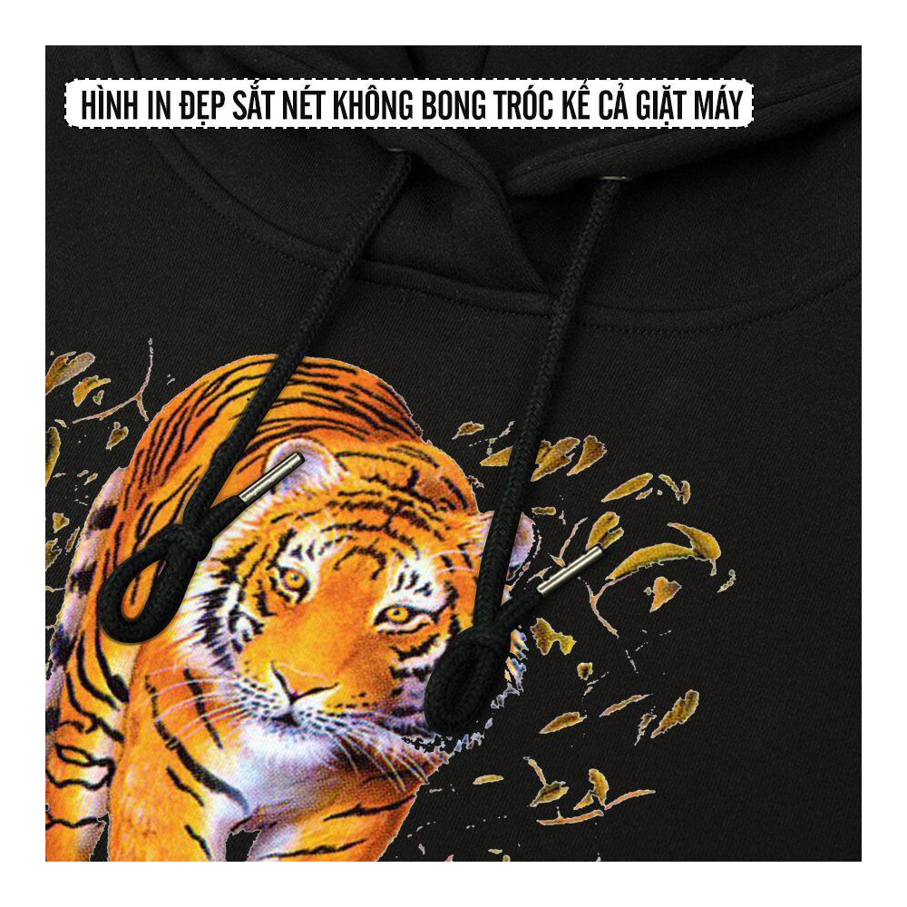 Áo Hoodie Unisex Nam Nữ Form Rộng Oversize Hình Cọp Tiger Walk ...