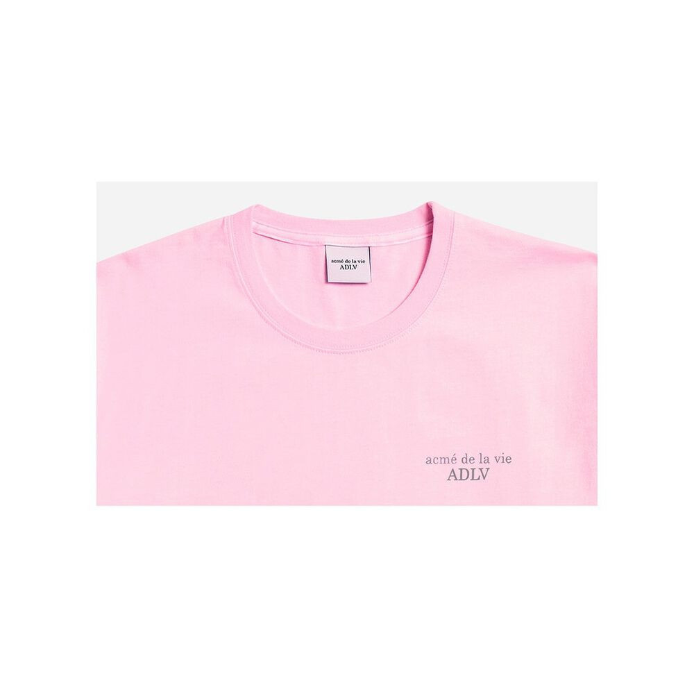 Áo thun ngắn tay cổ tròn ADLV Basic Pink Hồng ADLV Unisex