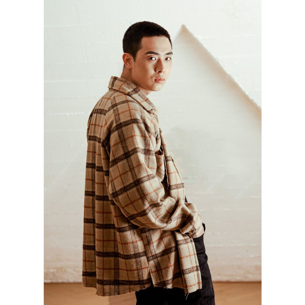 LIDNM WOOL FLANNEL BAGGY 21aw - スラックス