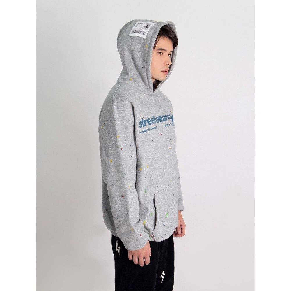 Champion uo exclusive outlet neon stacked hoodie sweatshirt