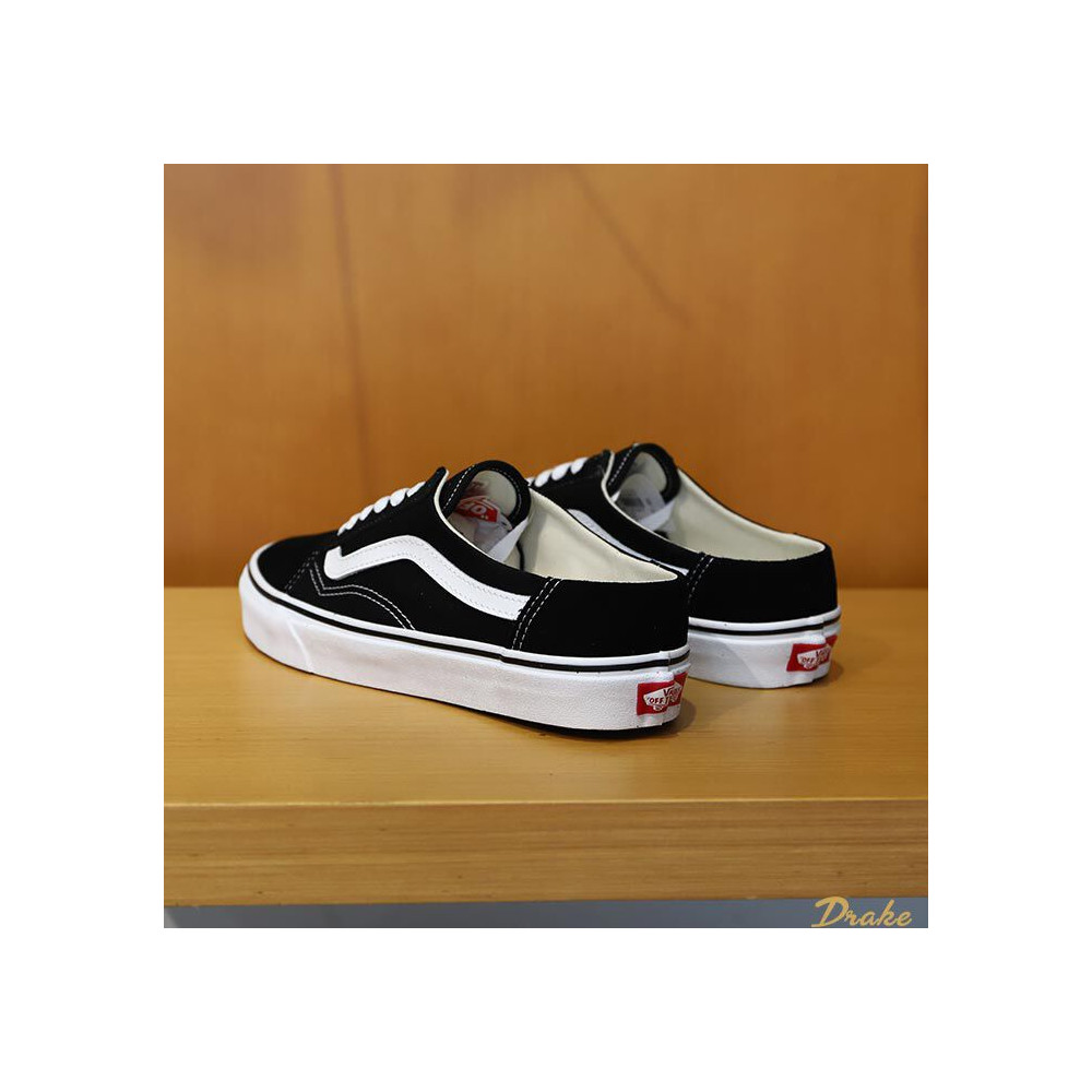 Vans Ua Old Skool Mule Vans Old Skool Black And True White Sale
