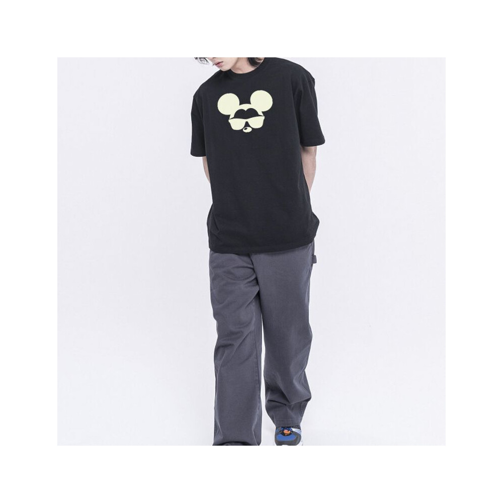 Áo thun hình mickey đeo mắt kính dạ quang - LIKA11042010 - Kak