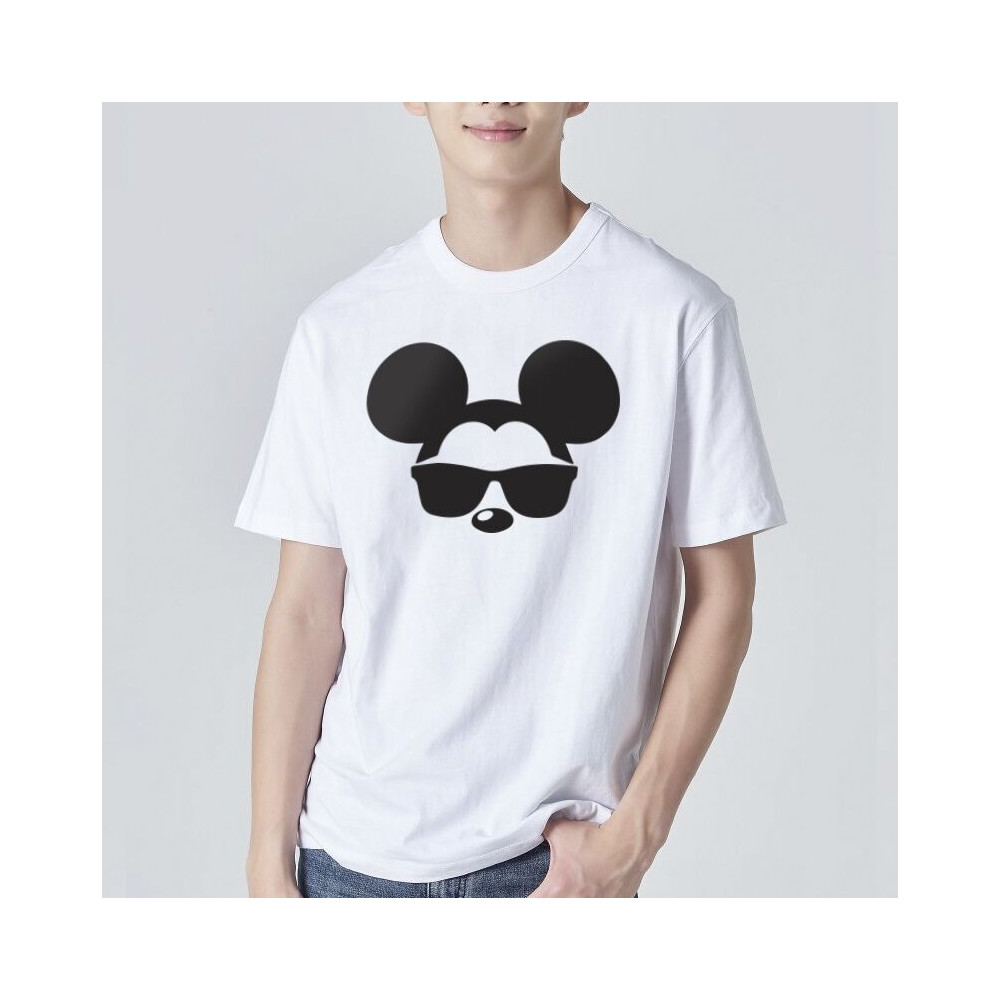 Áo thun hình mickey đeo mắt kính - LIKA11042010 - Kak