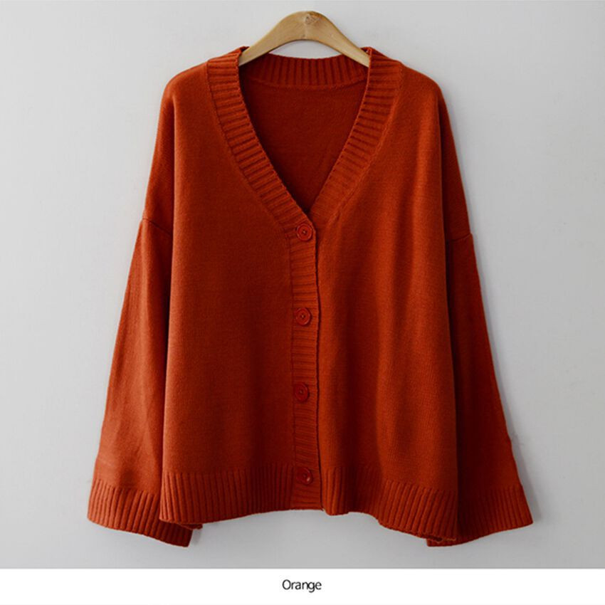 Áo Len Màu Orange Cardigan Daily 