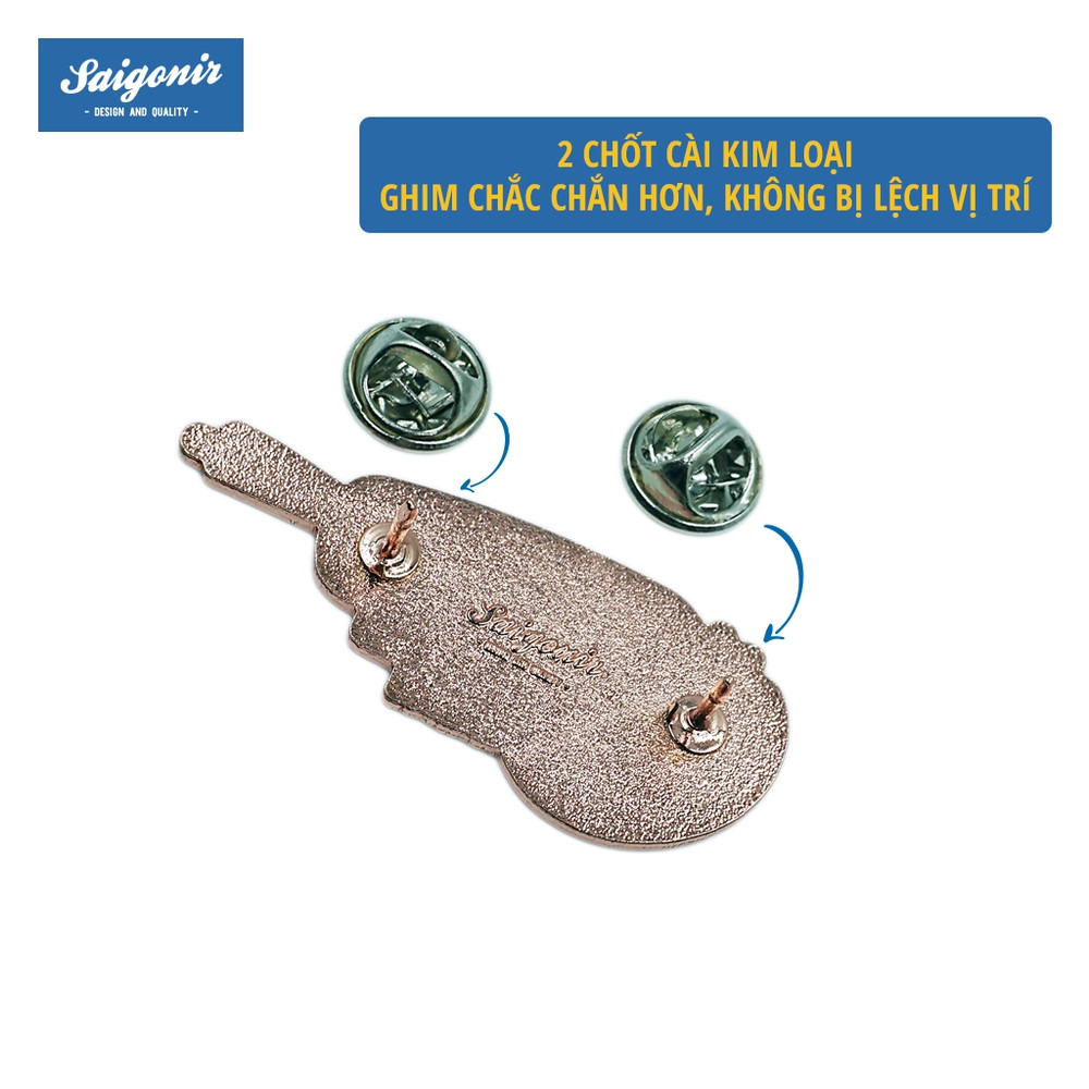 Huy Hiệu Pin Cài Áo Kim Loại Cao Cấp Hình Ảnh Gỏi Cuốn Việt Nam