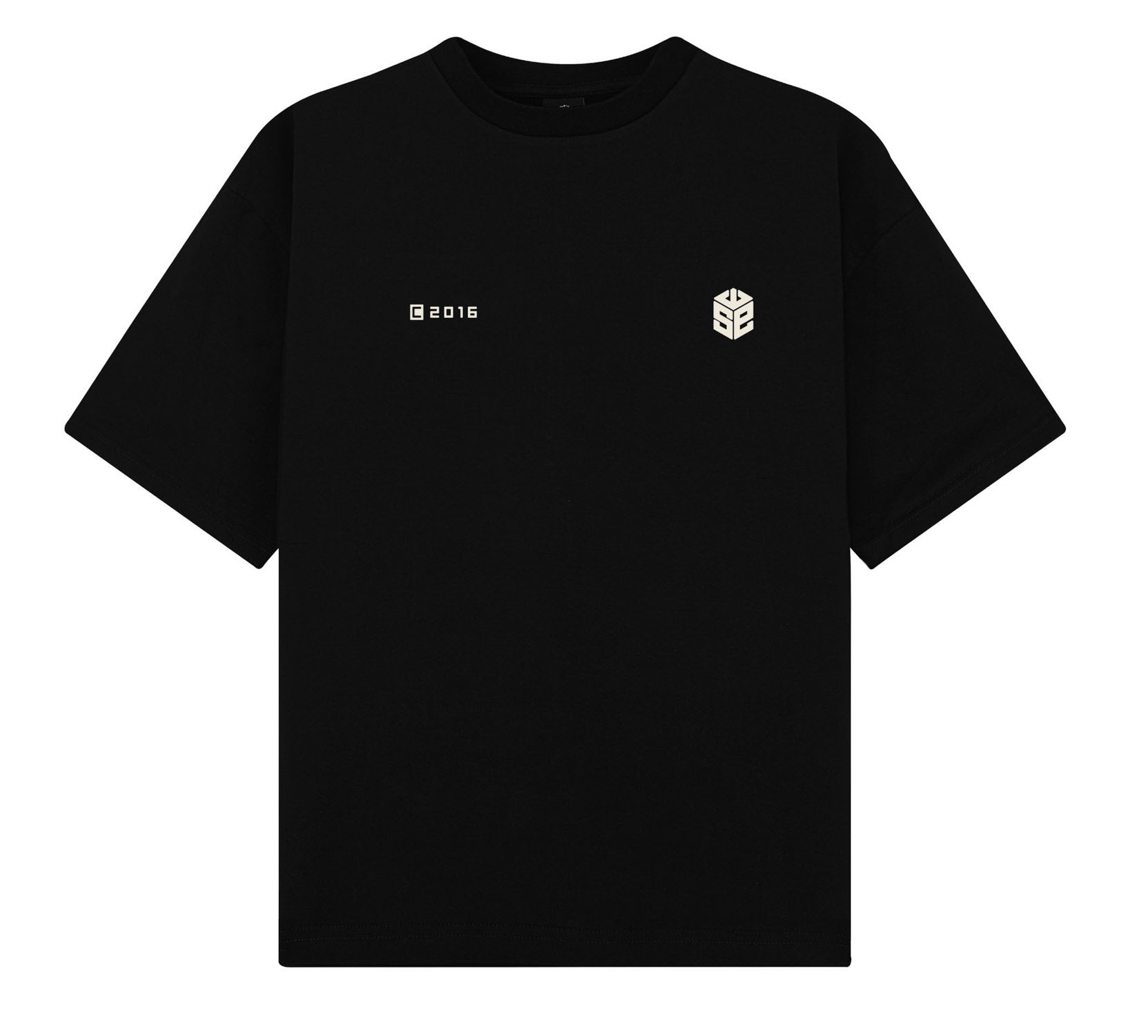 CUBE T-SHIRT BLACK/WHITE