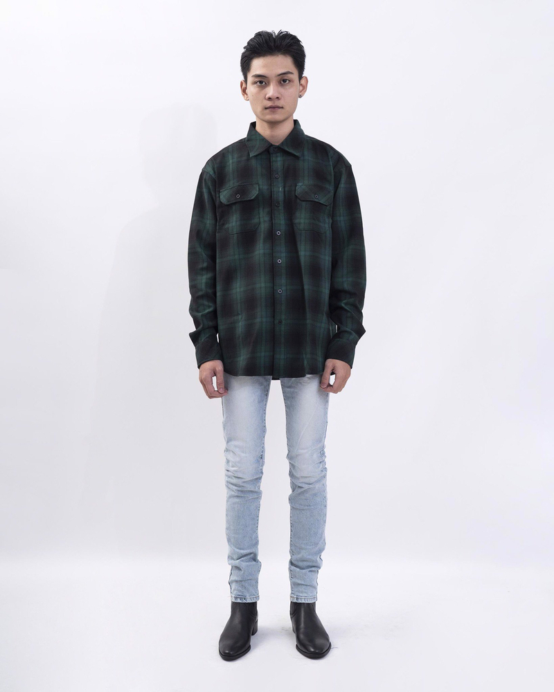 Green Flannel Shirt   Dosiin Uniquevn Store Green Flannel Shirt 118009118009 