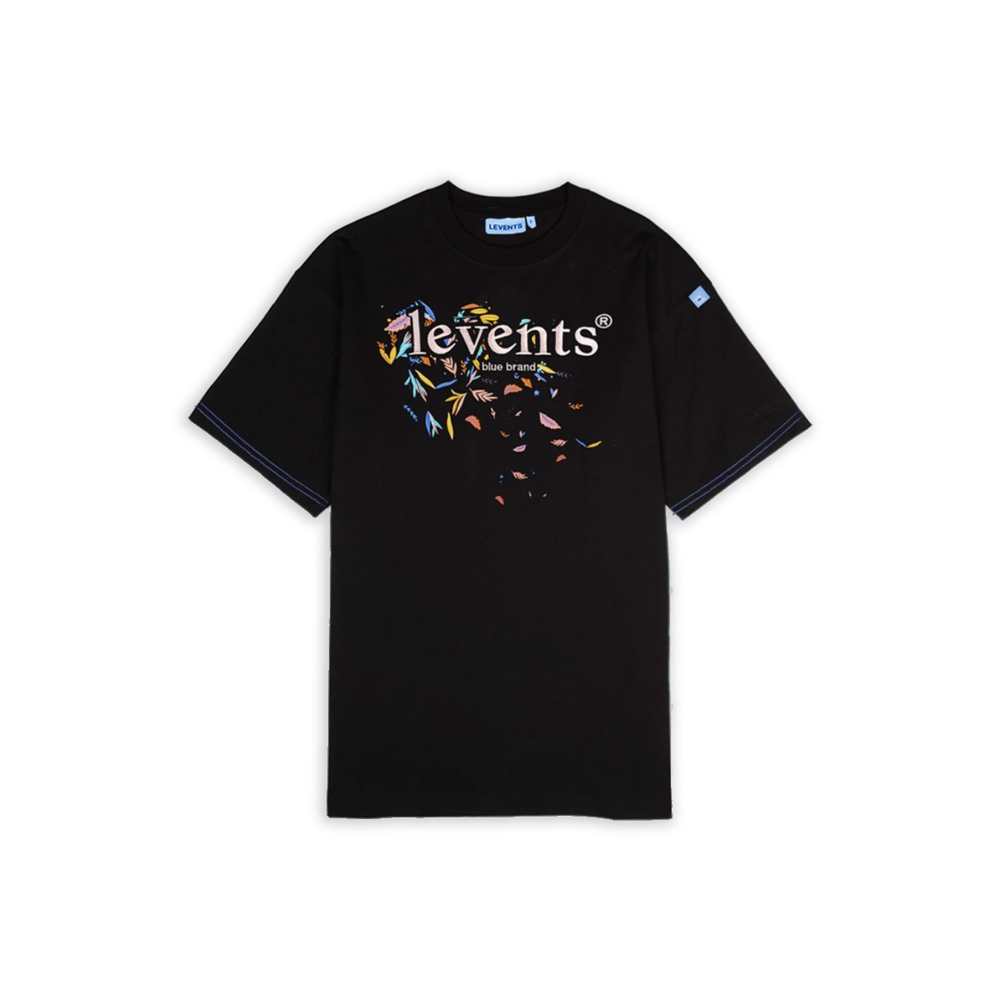 LVS FLORAL TEE/ BLACK