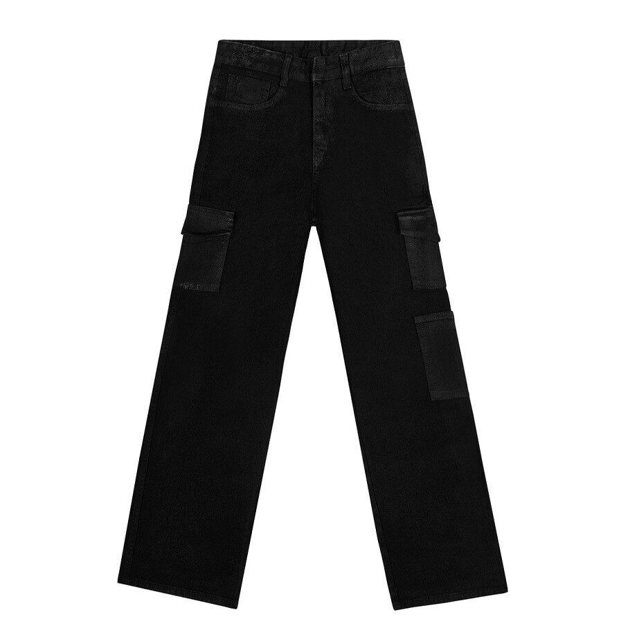 Tổng hợp hơn 142 về quần jean đen nữ ống rộng hay nhất