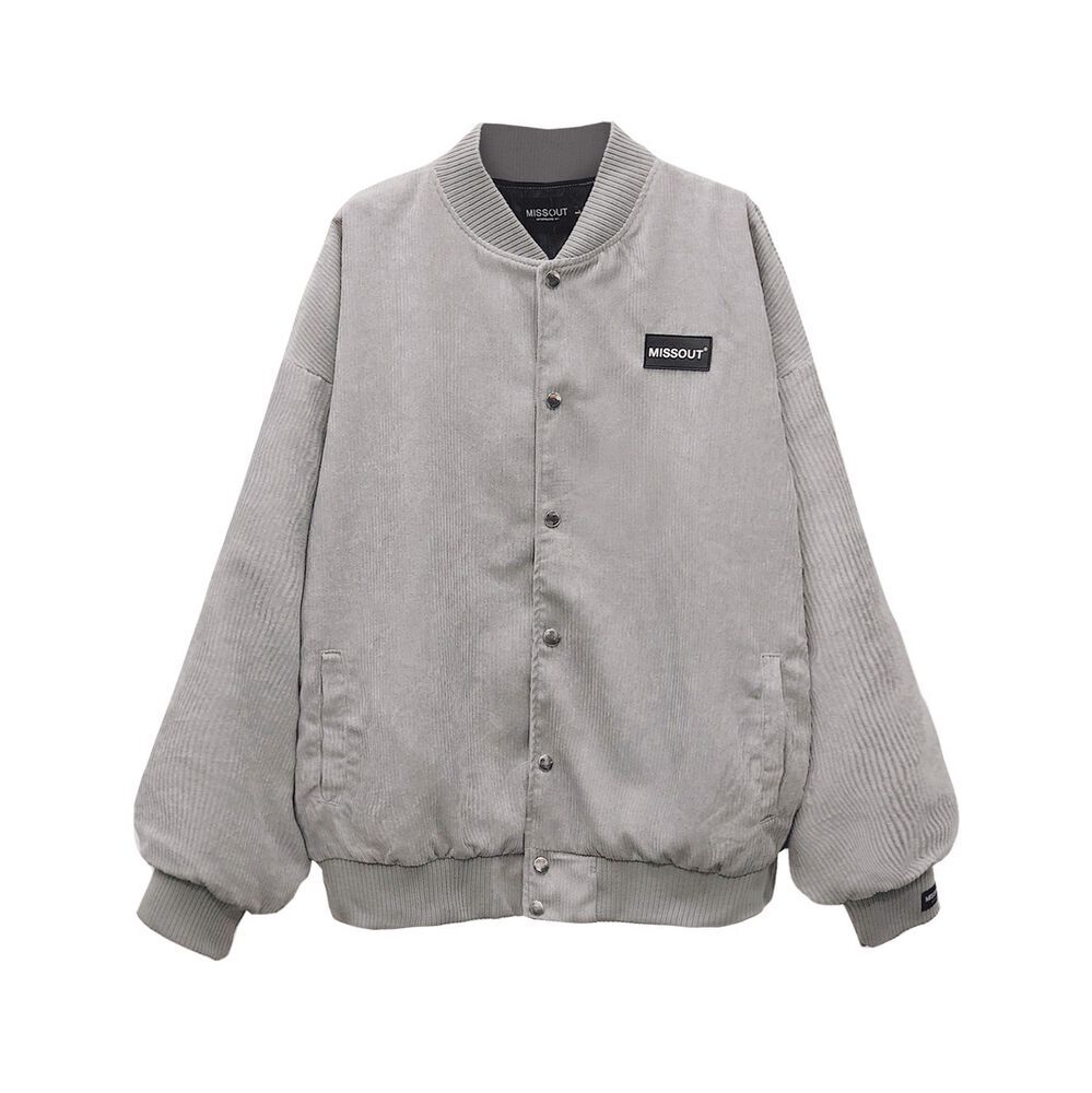 FABRIC BOMBER GRAY MST