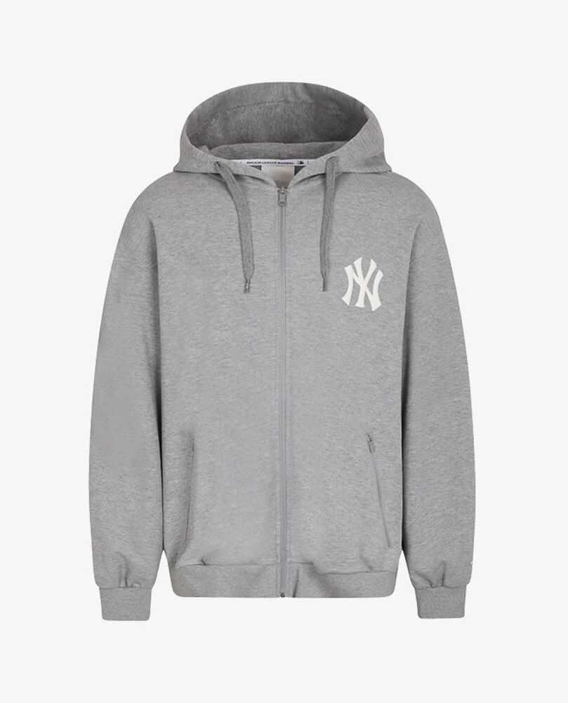 Official New Era MLB Heritage New York Yankees Open White Oversized  Pullover Hoodie B9246_558 B9246_558