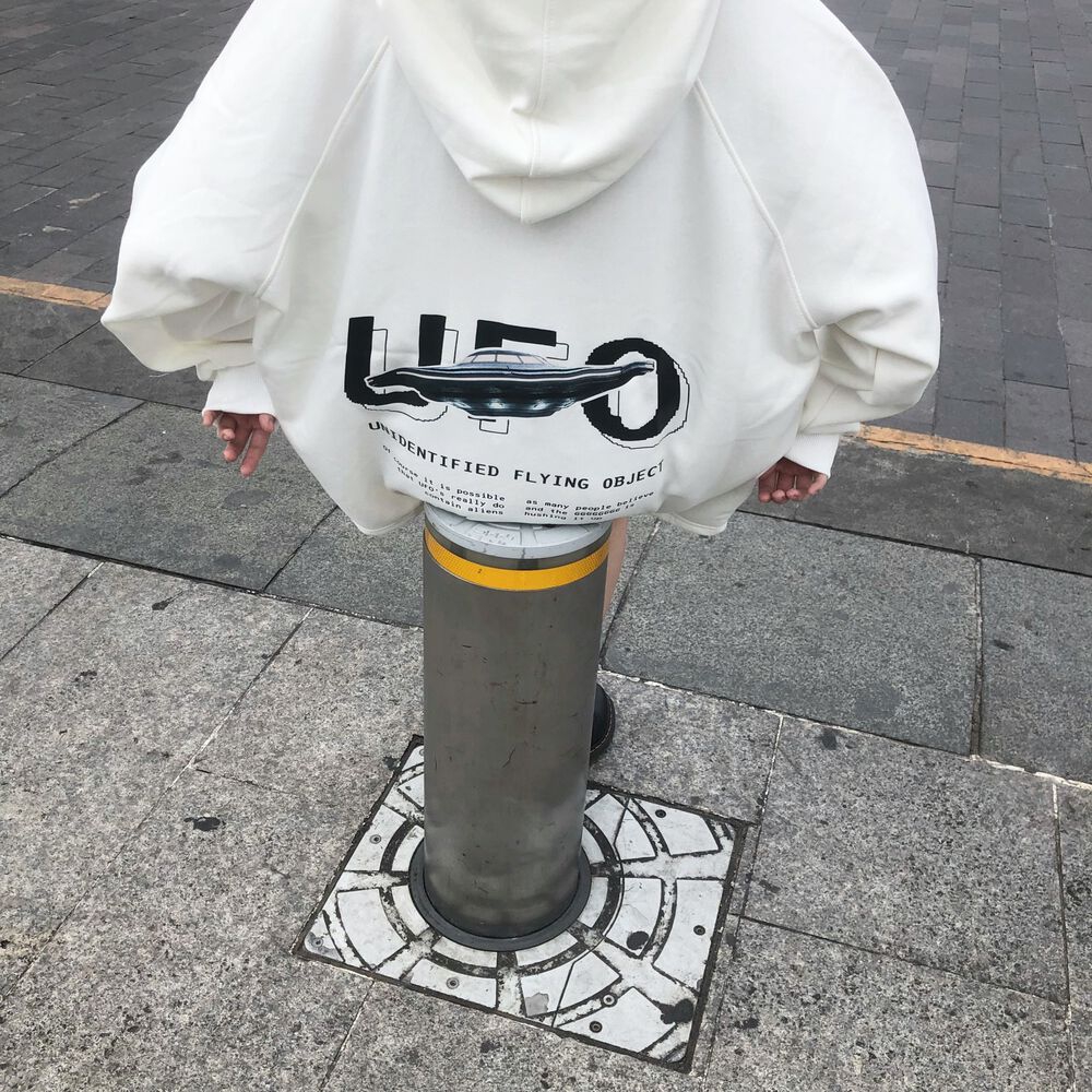 UFO HOODIE - WHITE