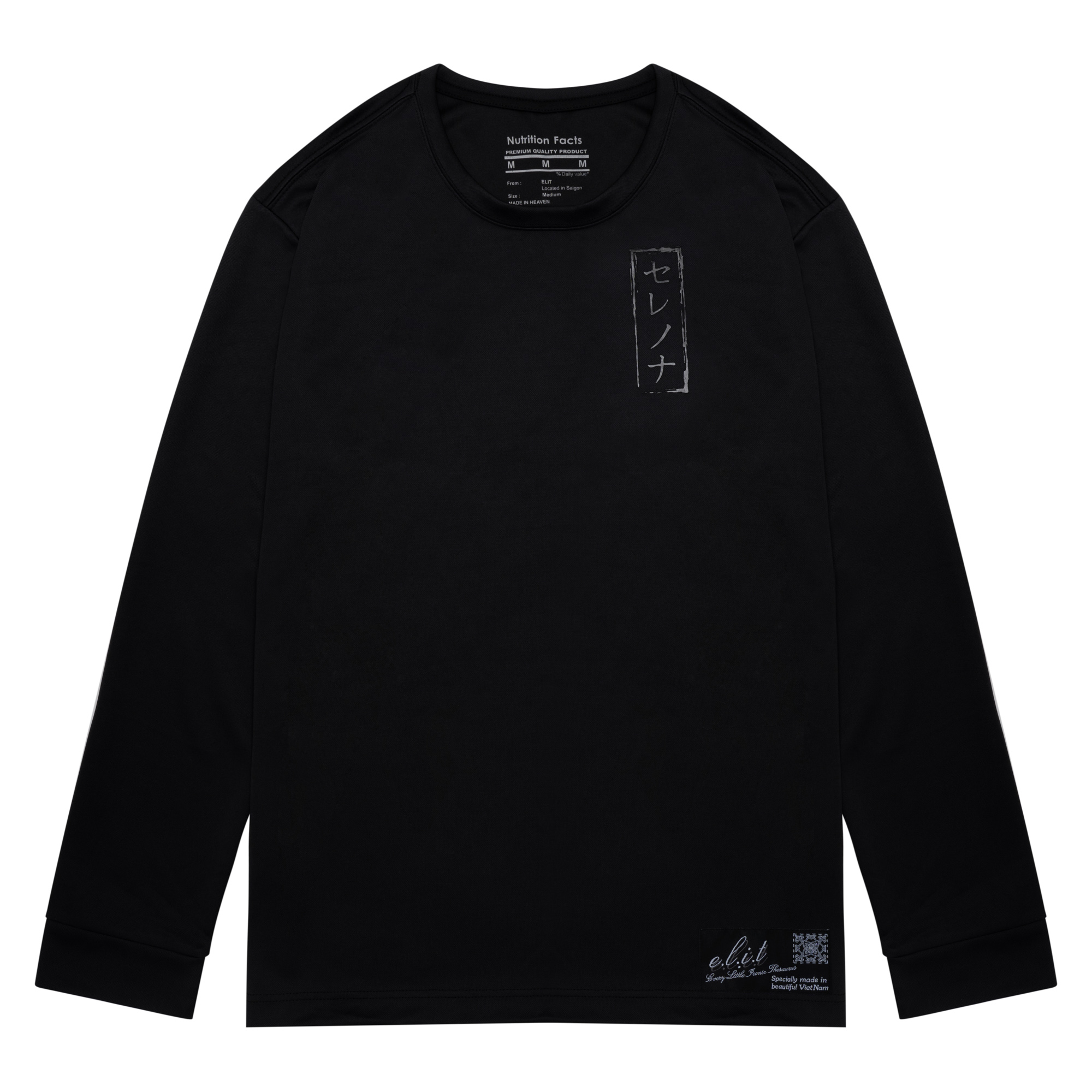 Kerchief By ELIT®- LONG SLEEVE TEE | ELIT® | Season II - Back To BLACK ...