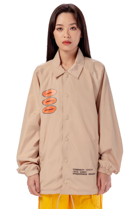 5theway big clearance logo coach jacket