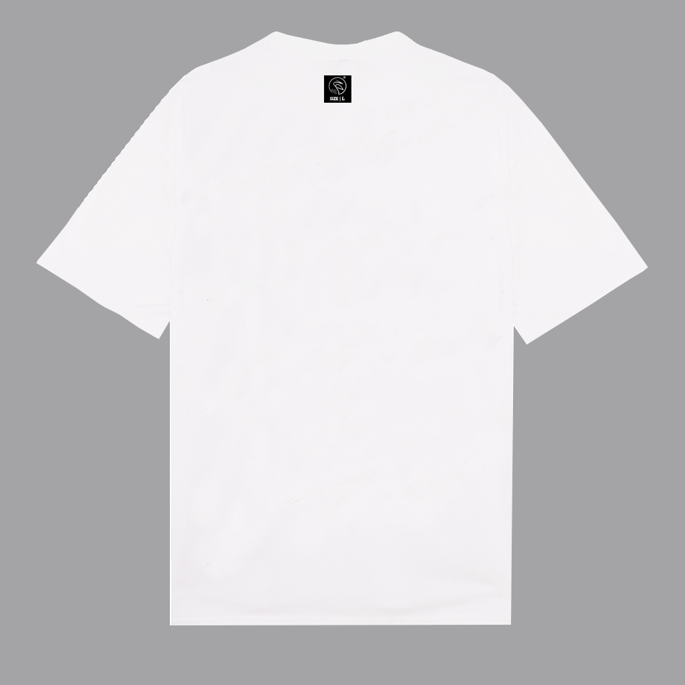 white basic tee