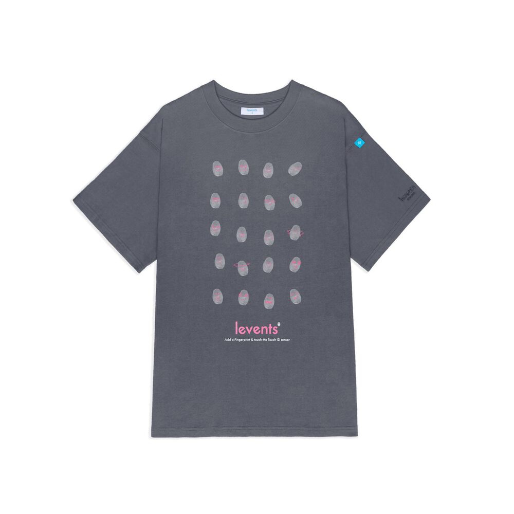 Áo Thun LEVENTS Finger Print/ Grey