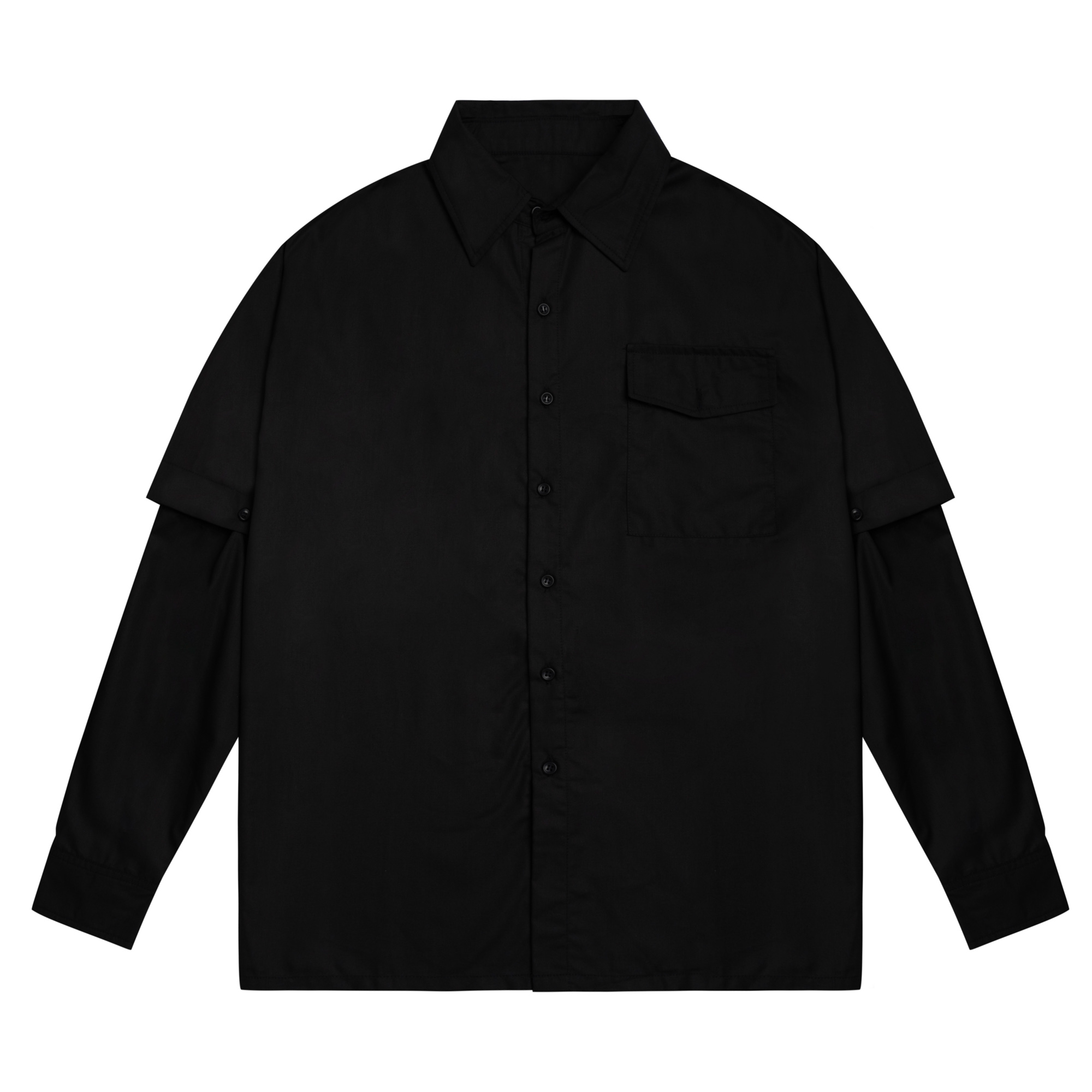 Detach Work Shirt _Black