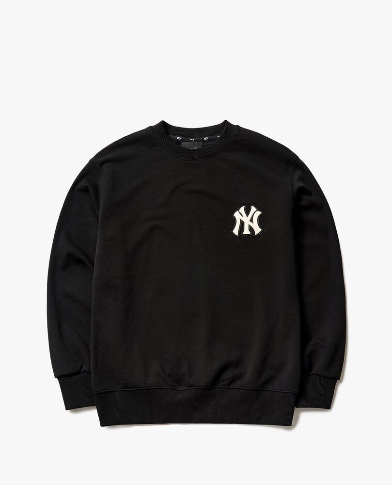 Áo nỉ MLB Basic Small Logo Comfort Fit Sweatshirt Setup New York Yankees  3AMTB031450BKS