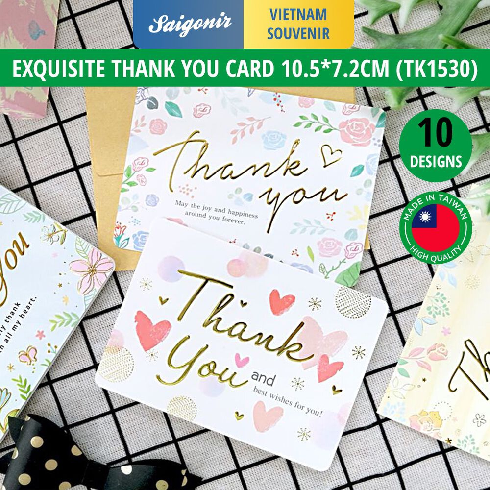 79+ Mẫu card cảm ơn khách hàng và thiệp thank you đẹp cho shop