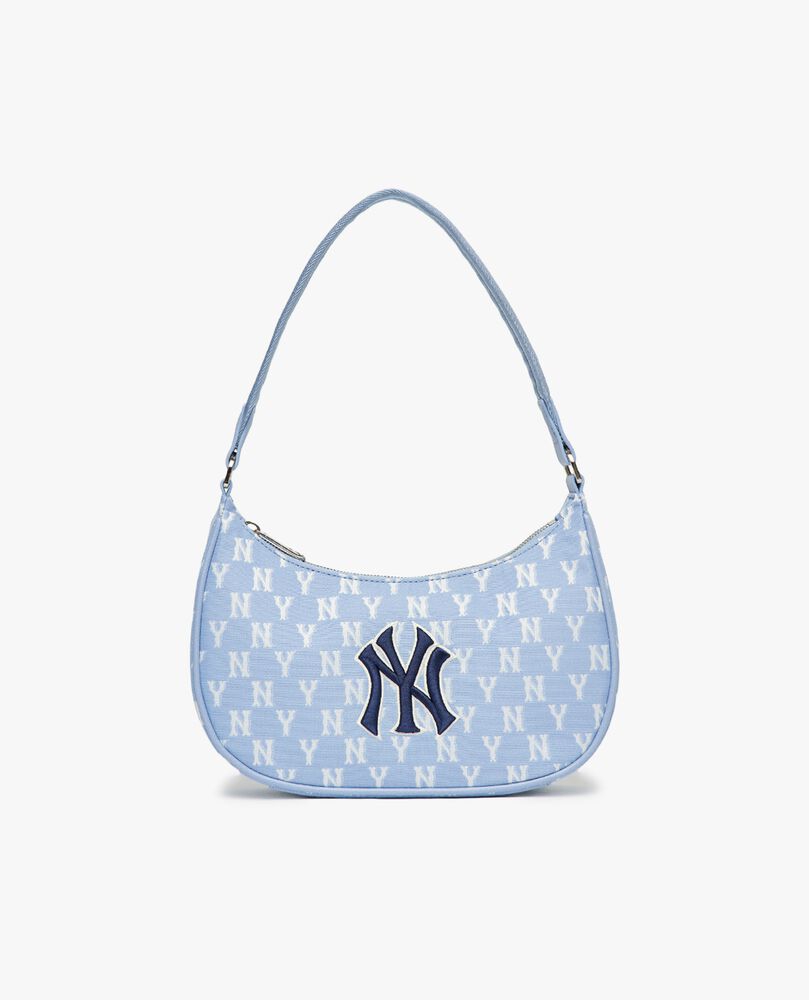 Túi Đeo Chéo MLB Monogram Jacquard Mini Crossbody Bag New York Yankees  Beige C223  V Dreamer Store