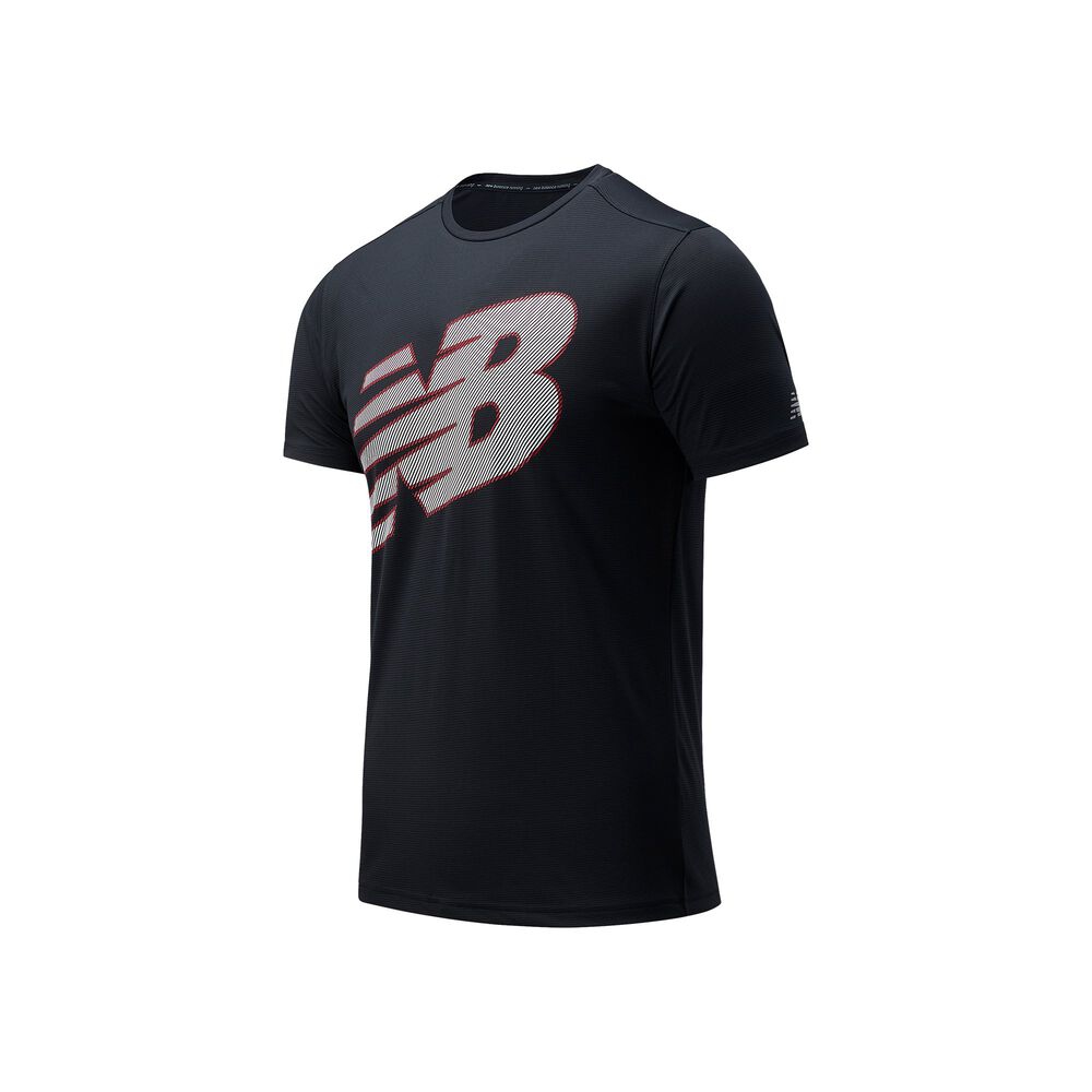 Men's New Balance Printed Accelerate Short Sleeve Shirt
