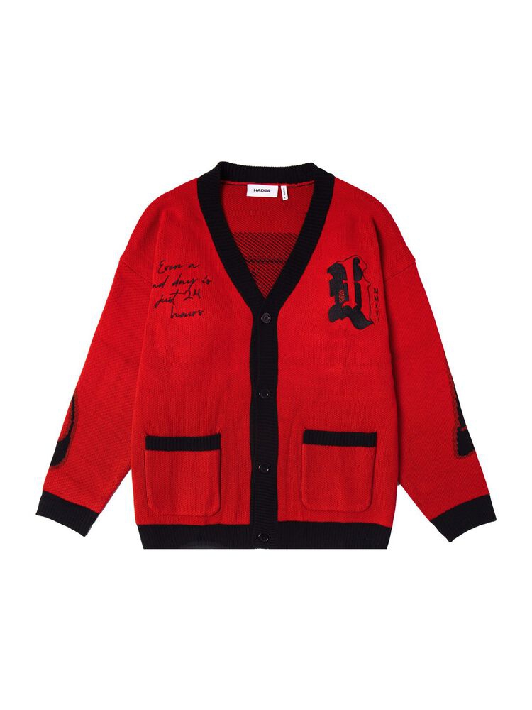 RHC × LES TIEN 別注 ブラック ベルベット カーディガン M 【公式通販】