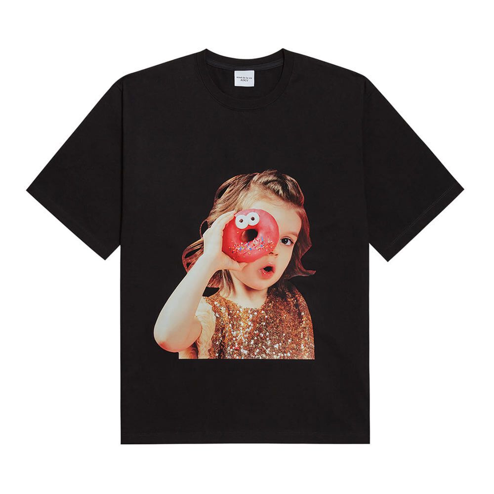 ADLV BABY FACE SHORT SLEEVE BLACK DONUTS 4