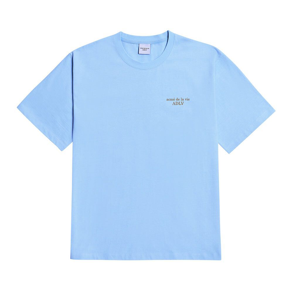 ADLV BASIC SHORT SLEEVE 2 SKY BLUE