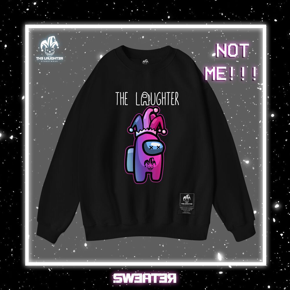 The Laughter - Among Us Sweater Black