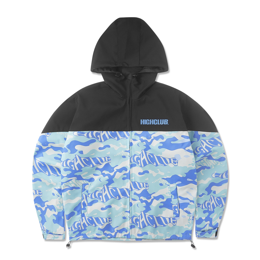 HIGHCLUB CAMO JACKET - BLUE