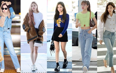 Khám phá outfit thời trang sân bay của BLACKPINK